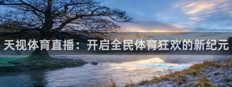 天视体育直播：开启全民体育狂欢的新纪元