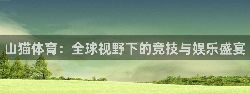 山猫体育：全球视野下的竞技与娱乐盛宴